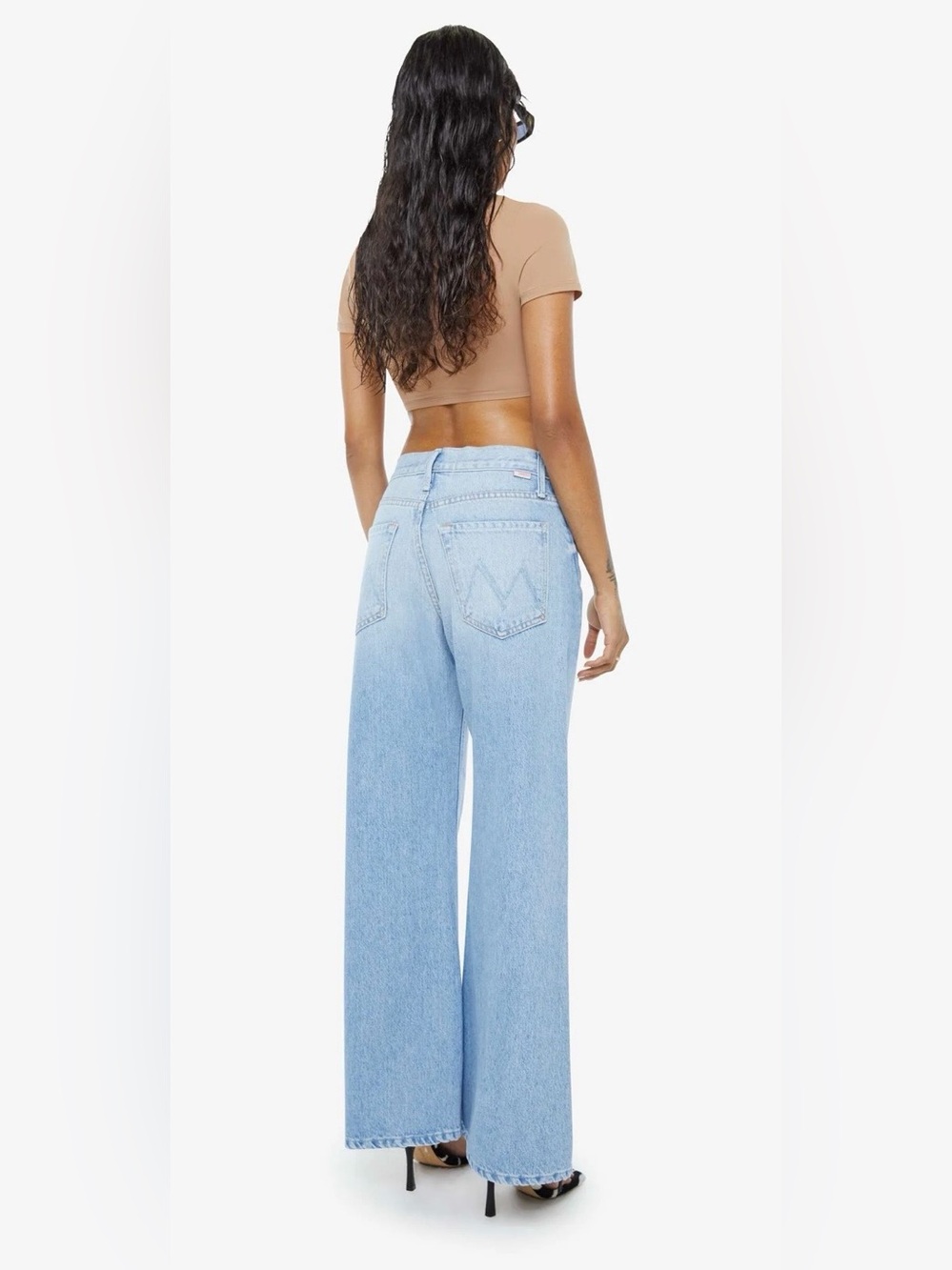 MOTHER Lil Snacks Lemon Twist jeans in color Munchies - Picture 2 of 5